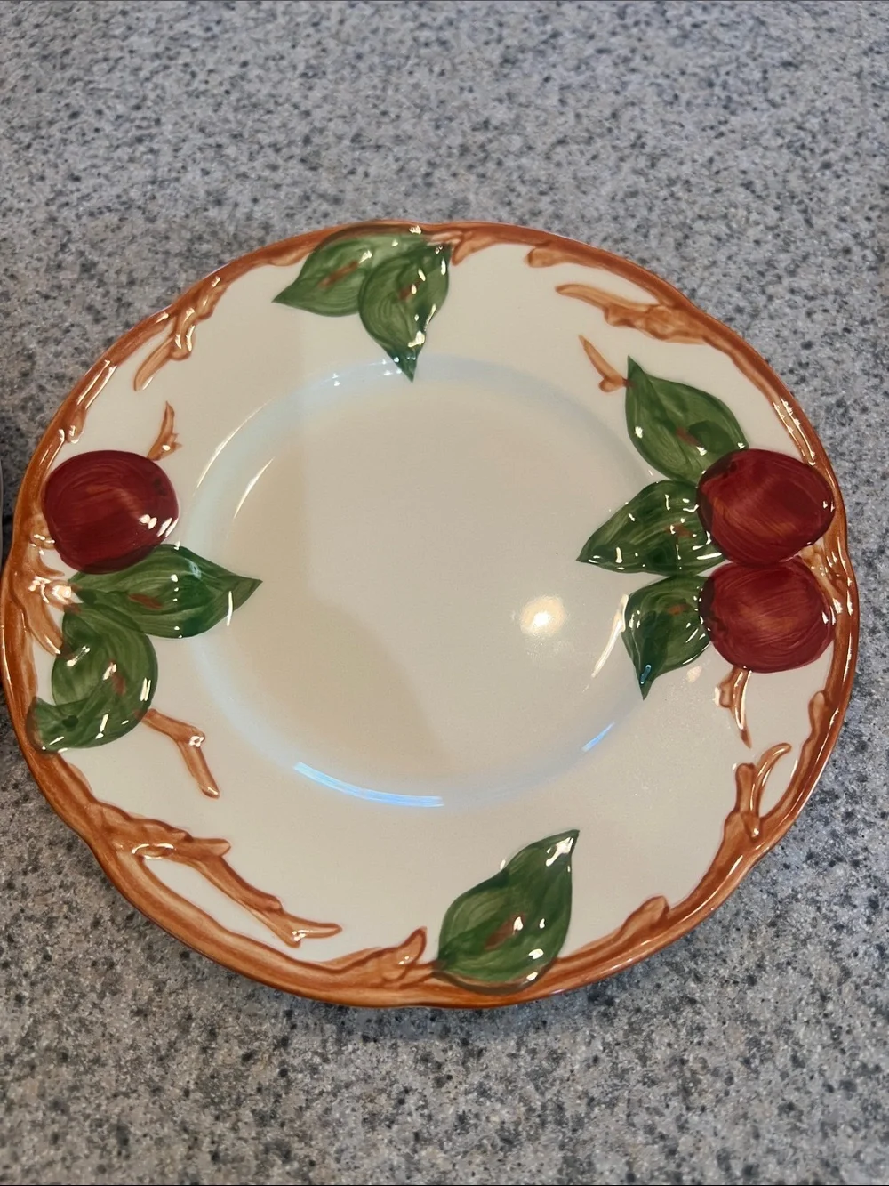 Vintage Franciscan Apple Pattern Bread and Butter Plate 6 1/4 Inches California